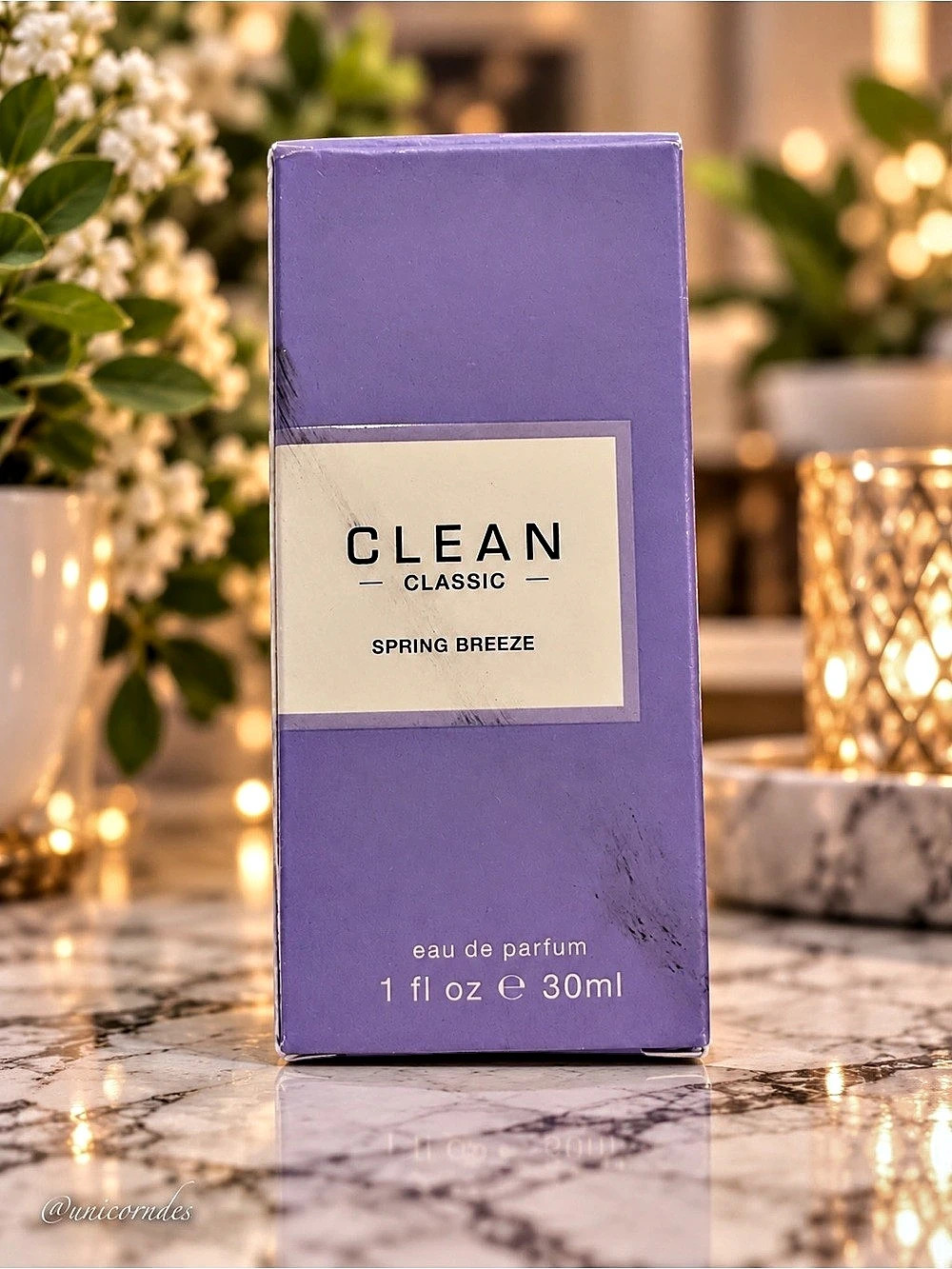 CLEAN Classic Spring Breeze Eau de Parfum 1 oz 30 mL EMPTY